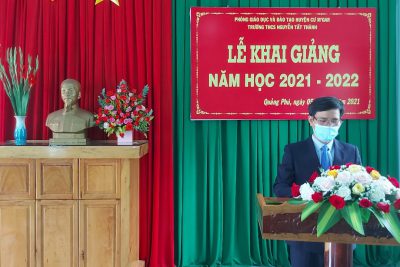 Trường THCS Nguyễn Tất Thành tổ chức khai giảng năm học mới 2021-2022